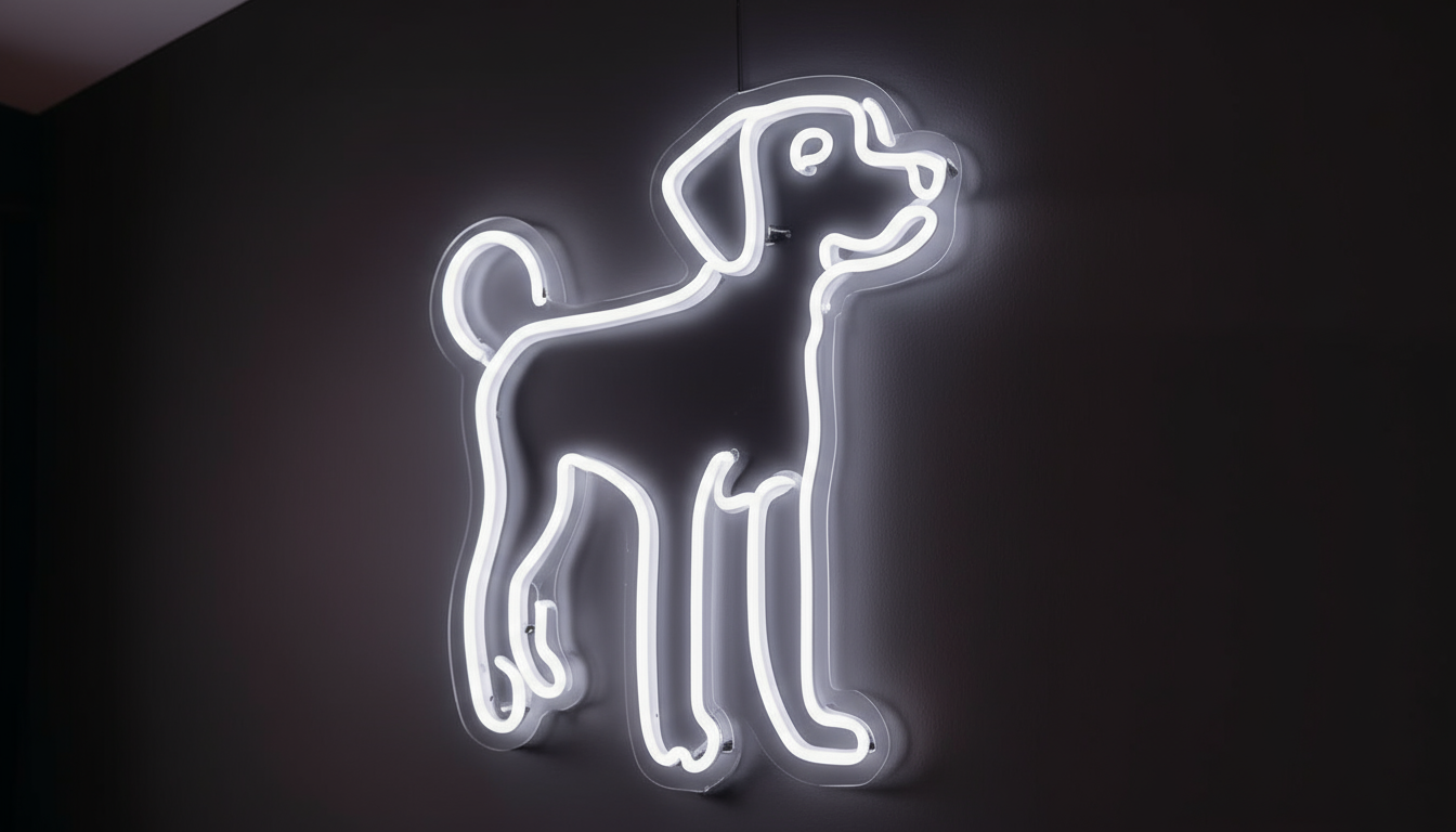 DOG LED NEON SIGN