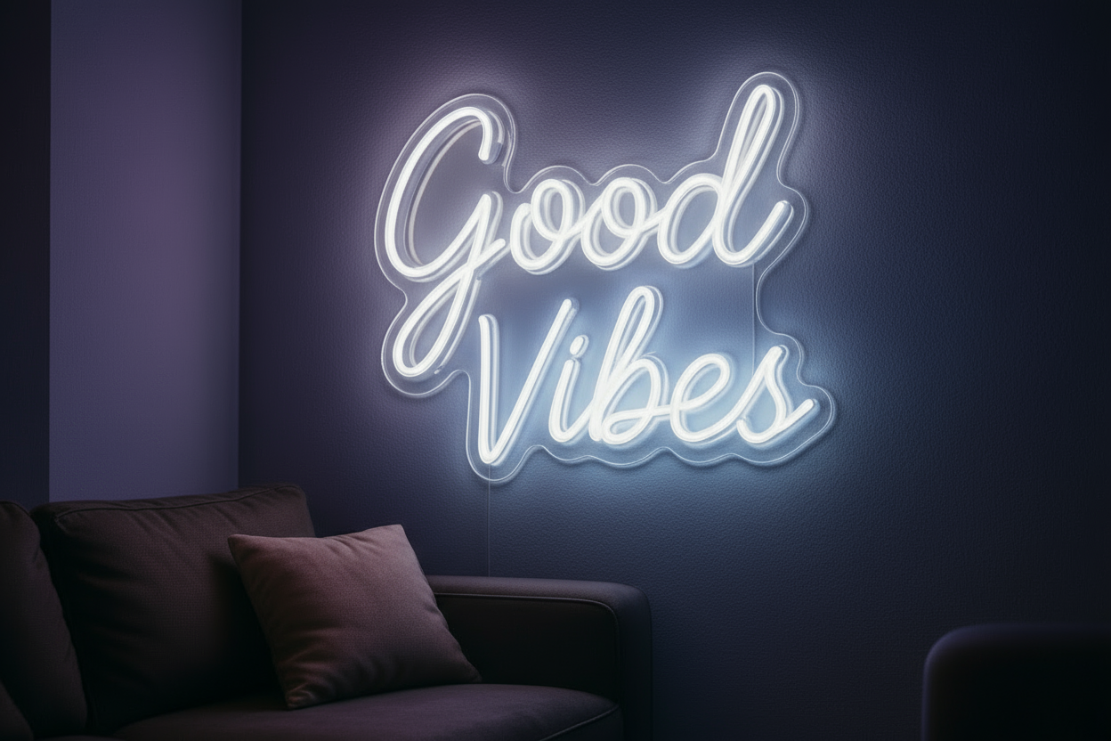 Good Vibes LED NEON SIGN
