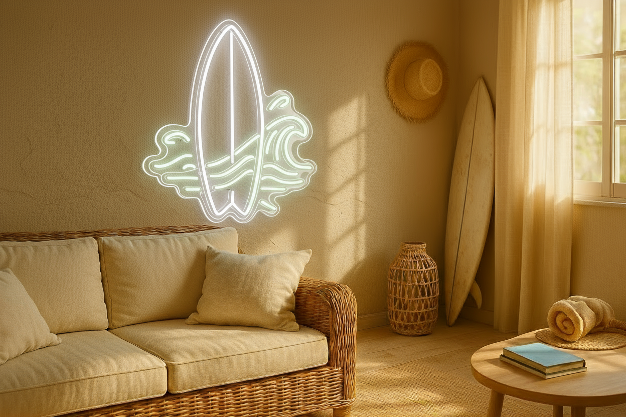 Surf Board LED NEON SIGN