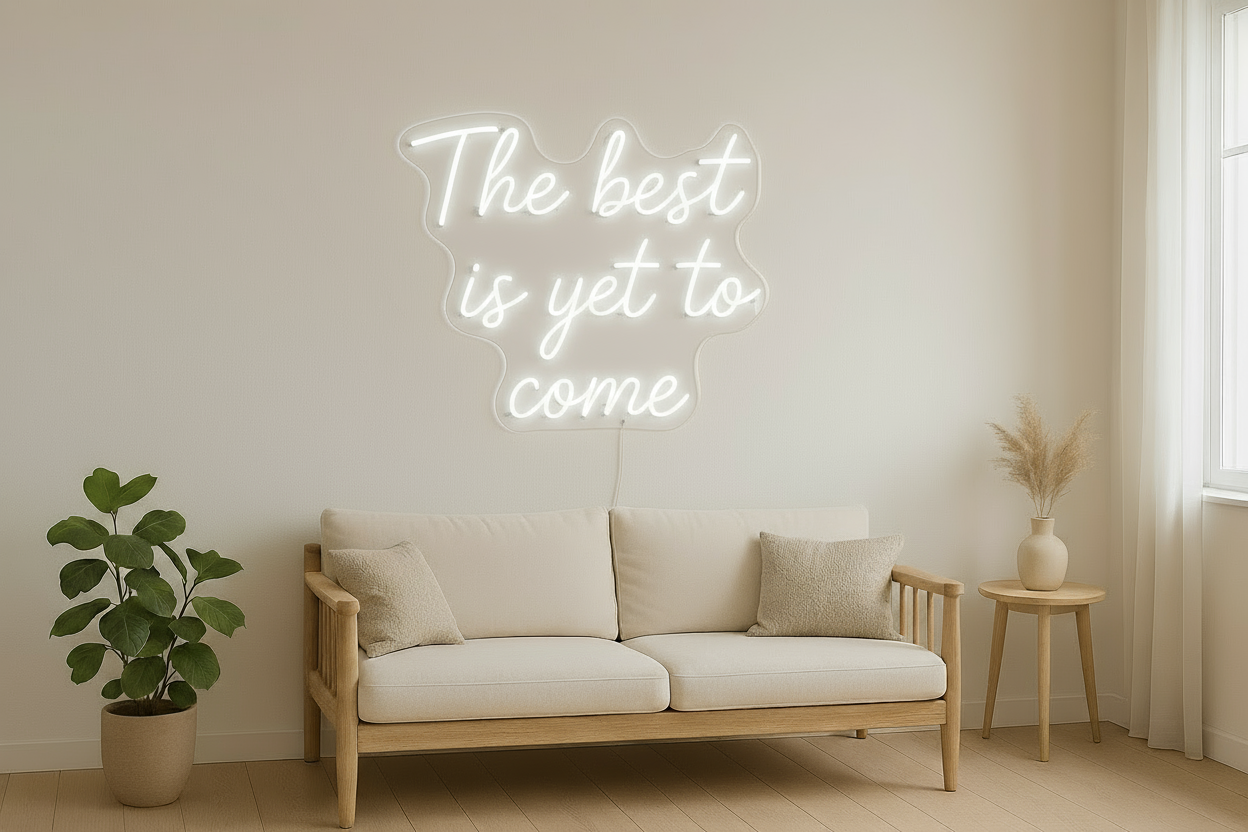 The best is yet to come LED NEON SIGN