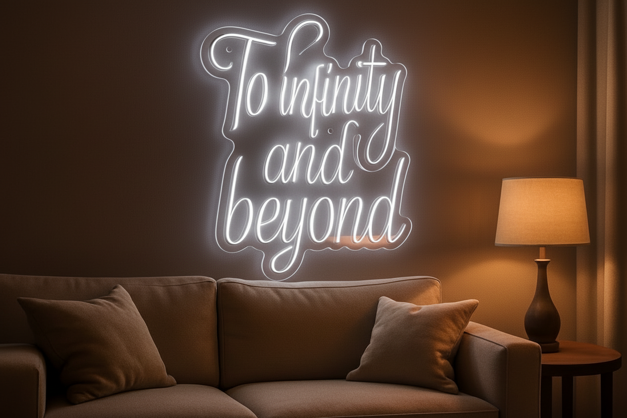 To infinity and beyond LED NEON SIGN