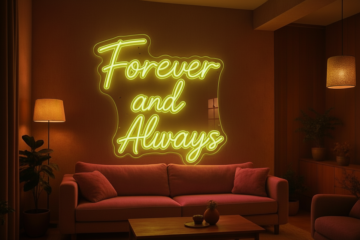 Forever and Always LED NEON SIGN