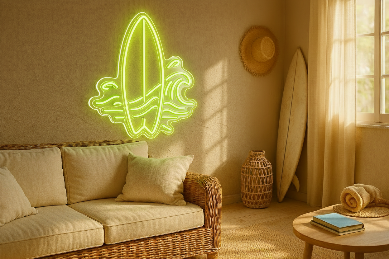 Surf Board LED NEON SIGN
