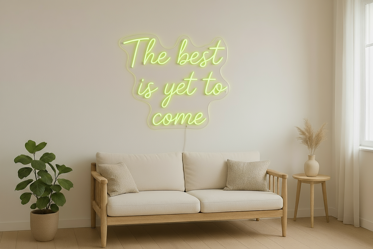 The best is yet to come LED NEON SIGN