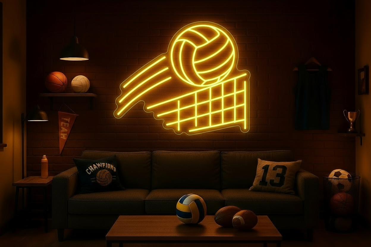 Volley Ball LED NEON SIGN