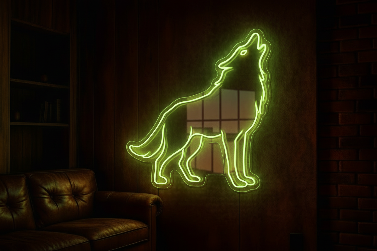 Wolf LED NEON SIGN